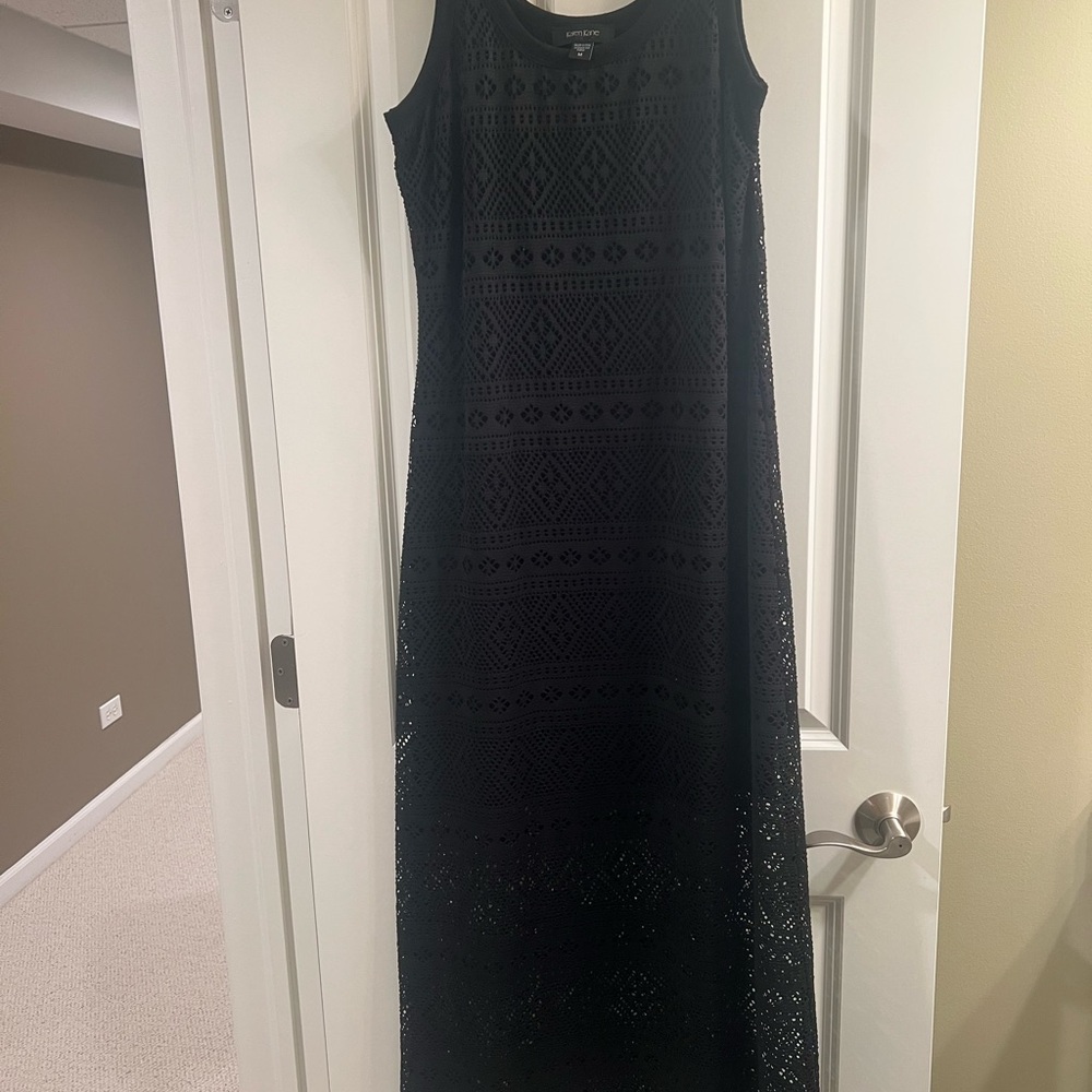 Karen Kane Black Lace Maxi Dress